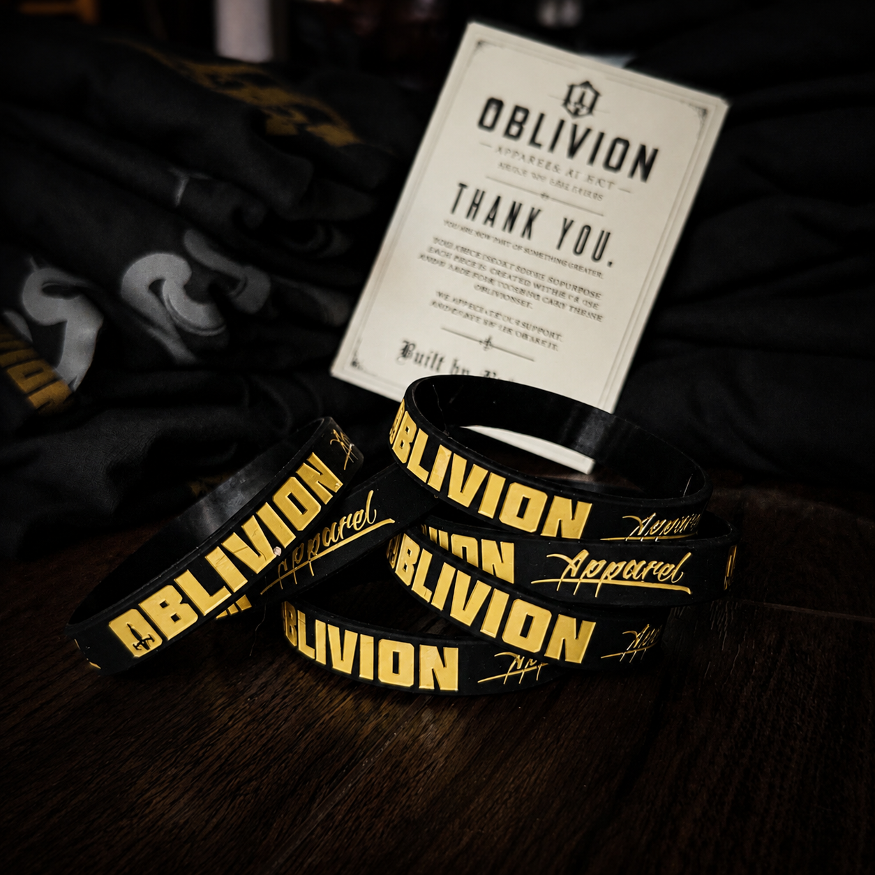 Oblivion Apparel Wrist Bands